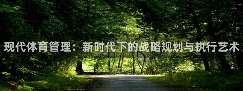 必一体育运动下载：现代体育管理：新时代下的战略规划与执行艺术