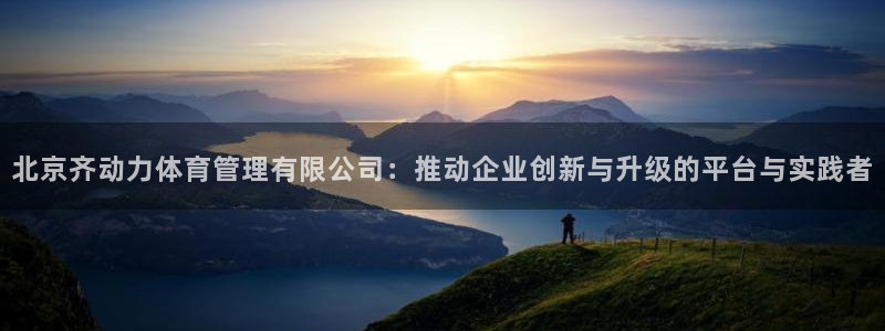 必一运动体育官网：北京齐动力体育管理有限公司：推动企业创新与